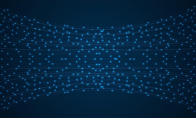 Fondo de tecnología. Concepto de visualización de grandes datos
