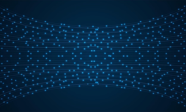 Fondo de tecnología. Concepto de visualización de grandes datos