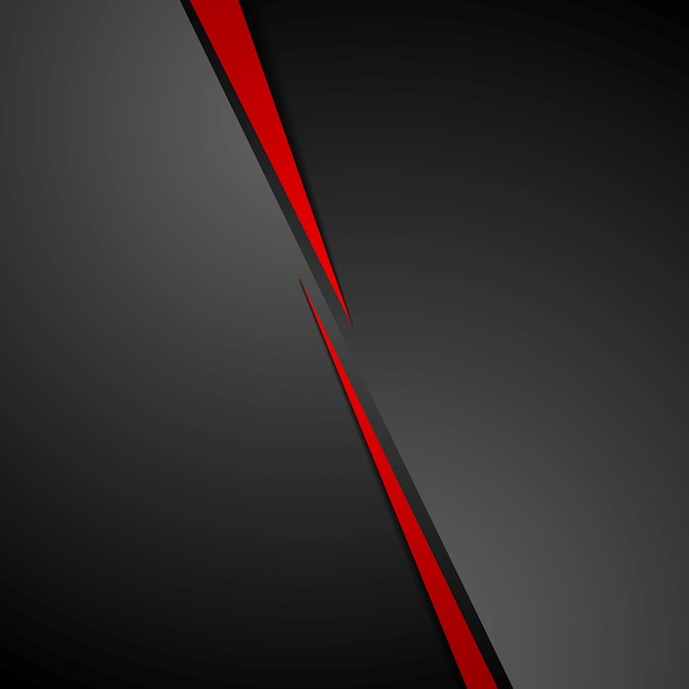 Fondo de tecnología corporativa negro rojo oscuro abstracto