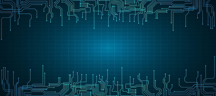 Vector fondo de tecnología con datos digitales de alta tecnología.
