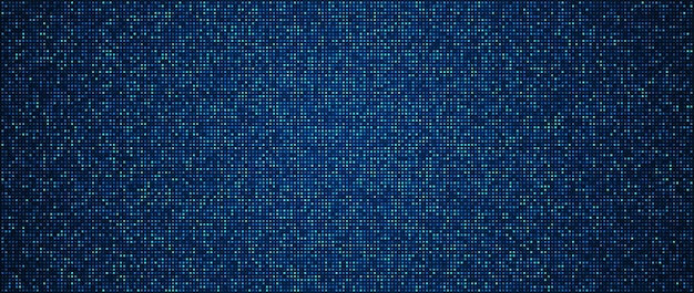 Fondo de tecnología digital Datos digitales fondo de píxeles de patrón azul cuadrado