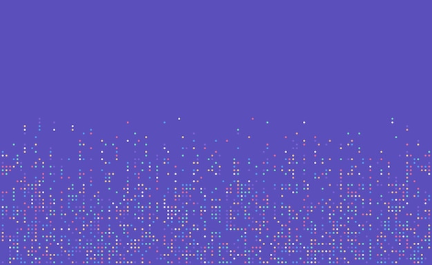 Fondo de tecnología digital Fondo de píxeles de patrón de puntos de datos digitales