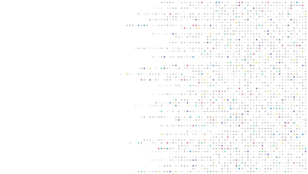 Fondo de tecnología digital Puntos de datos digitales Fondo de píxeles de patrón gris