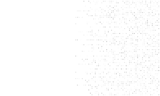 Fondo de tecnología digital Puntos de datos digitales Fondo de píxeles de patrón gris