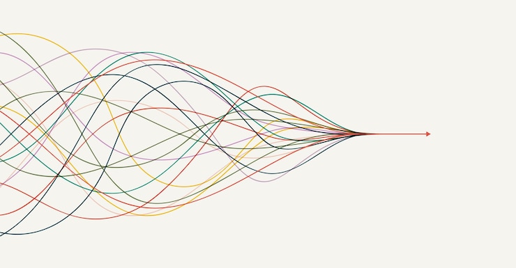 Vector fondo de tecnología de dirección de flecha abstracta