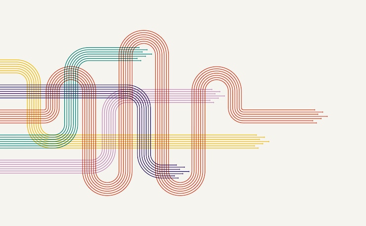Vector fondo de tecnología de dirección de flecha abstracta