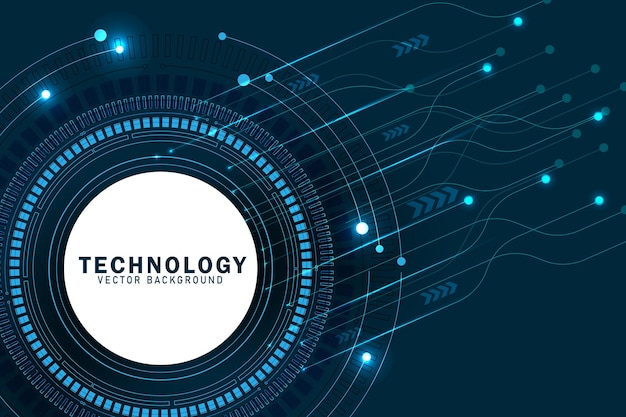 Fondo de tecnología Fondo abstracto de innovación de concepto de comunicación de alta tecnología