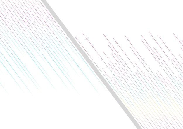 Fondo de tecnología futurista abstracto de líneas mínimas rosa azul