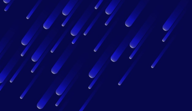 Fondo de tecnología futurista brillante de líneas de onda moderna azul