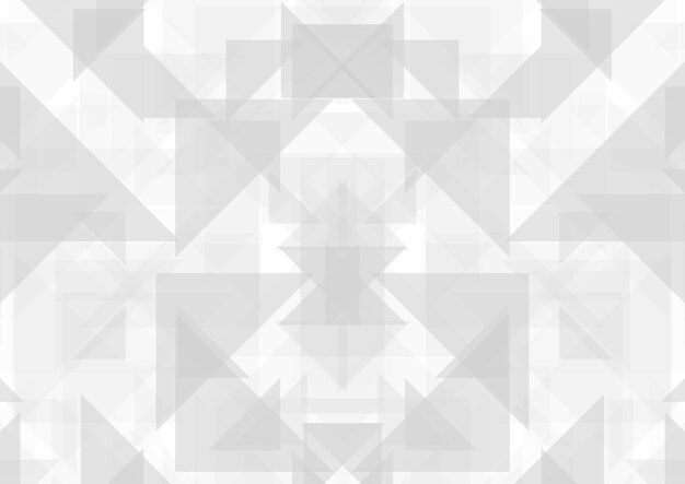 Fondo de tecnología geométrica abstracta gris