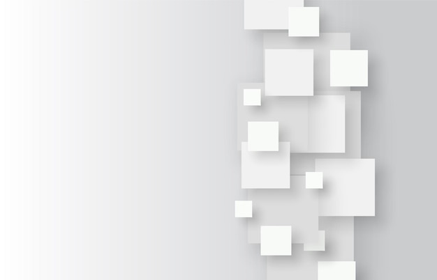 Fondo de tecnología geométrica gris con forma de engranaje Ilustración vectorial