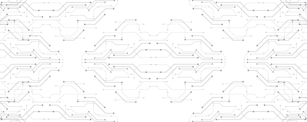 Fondo de tecnología gris blanco, tecnología de punta y diseño de línea científica.