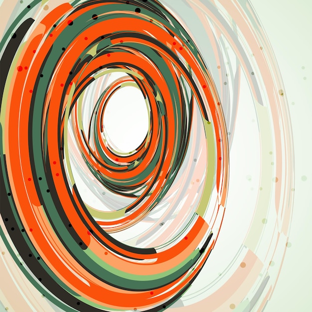 Fondo de tecnología de ilustración de forma abstracta futurista