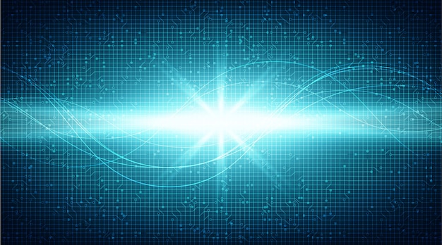Fondo de tecnología ligera, alta tecnología digital