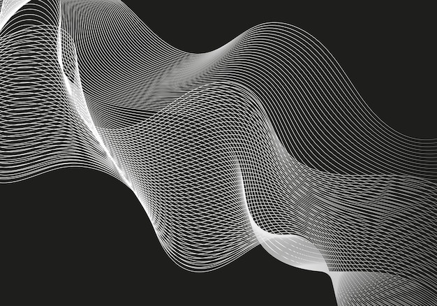 Fondo de tecnología de líneas coloridas abstractas. Fondo abstracto de lujo. Plantilla del futuro moderno