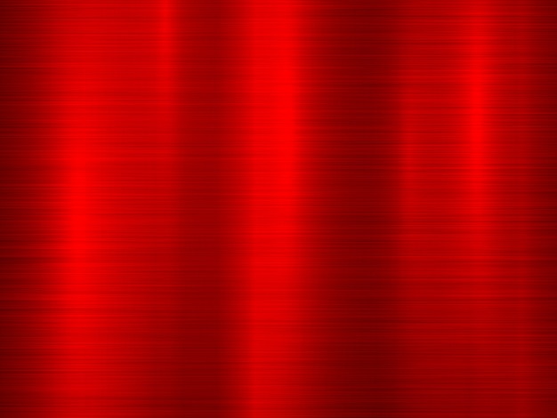 Vector fondo de tecnología de metal rojo