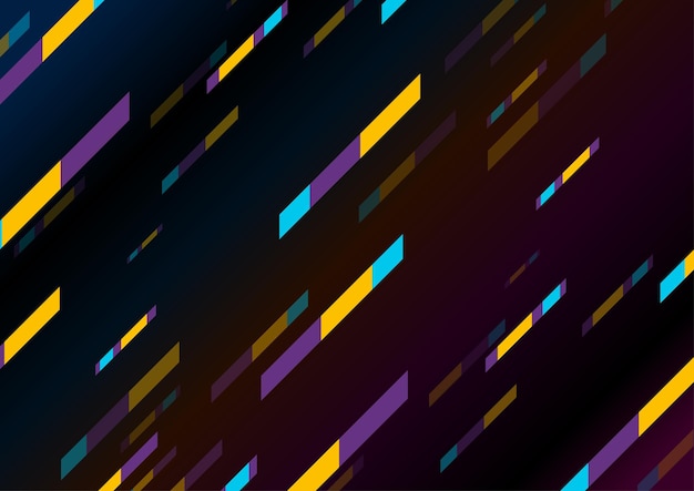 Fondo de tecnología mínima geométrica colorida abstracta