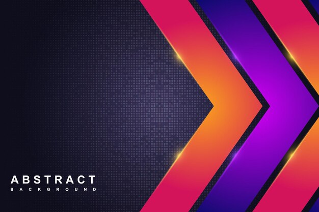 Fondo de tecnología moderna abstracta con concepto oscuro y degradado