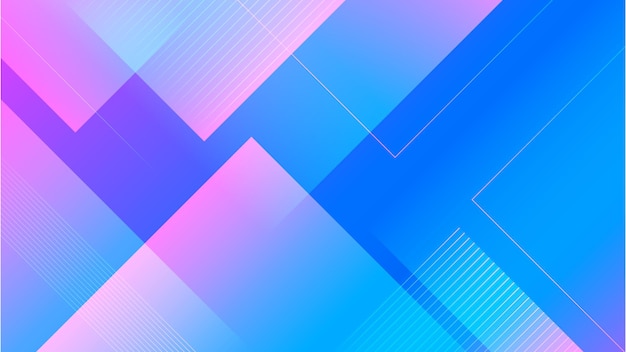 Fondo de tecnología moderna azul y rosa Movimiento abstracto de alta velocidad Movimiento dinámico colorido en fondo azul para concepto de fondo de diseño de pancartas o carteles