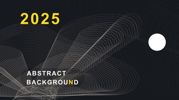Fondo de la tecnología de las ondas de línea abstracta