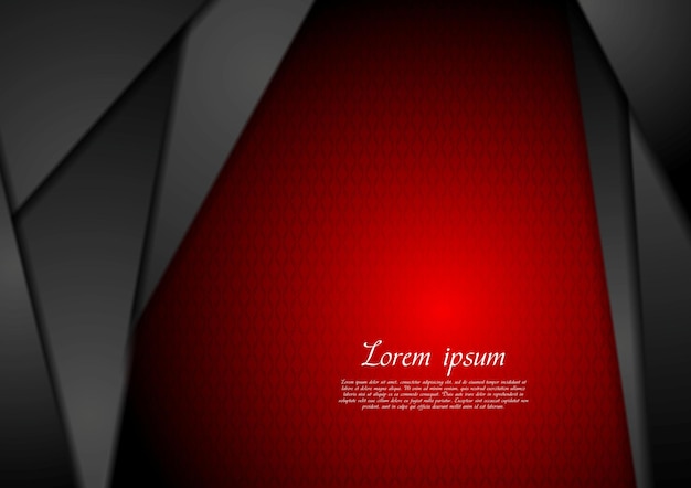 Fondo de tecnología oscura abstracta Diseño vectorial