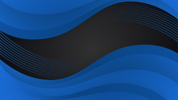 Fondo de tecnología poli geométrica futurista abstracta azul ciencia y tecnología ilustración vectorial