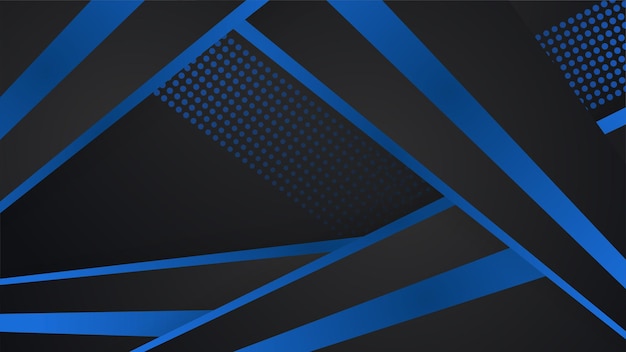 Fondo de tecnología poli geométrica futurista abstracta azul ciencia y tecnología ilustración vectorial