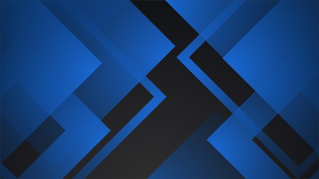 Fondo de tecnología poli geométrica futurista abstracta azul ciencia y tecnología ilustración vectorial