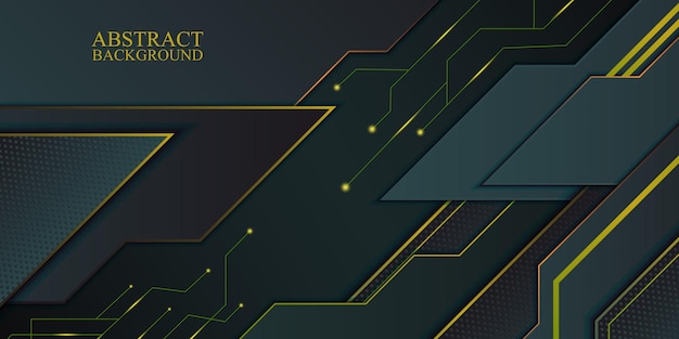 Fondo de tecnología con rayas de neón