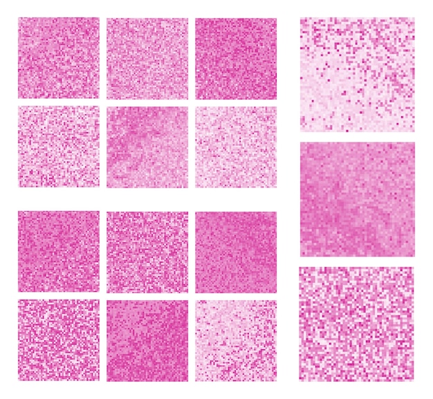 Vector fondo de tecnología rosa abstracto fondo de vector de mosaico rosa