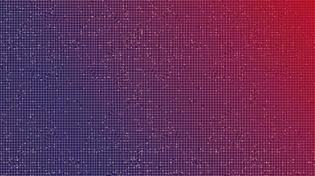 Fondo de tecnología rosa y púrpura