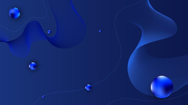 Fondo de tecnología de vector de formas geométricas azules y negras abstractas para volante de folleto de diseño Fondo de pantalla de formas geométricas azules y negras para página de inicio de presentación de certificado de cartel