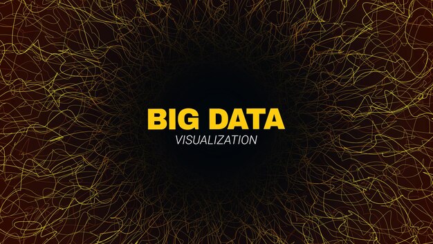 Fondo de tecnología de visualización de datos