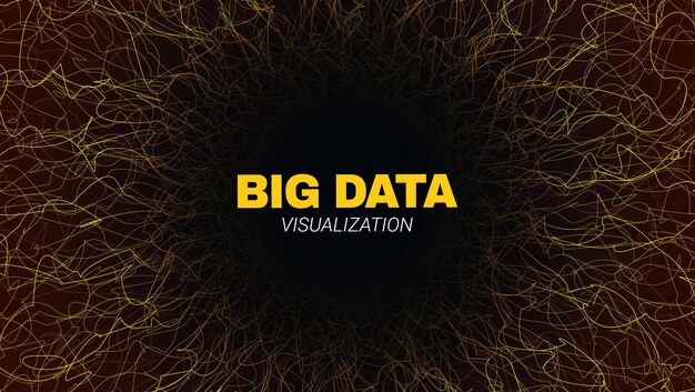 Fondo de tecnología de visualización de datos