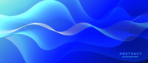 Fondo tecnológico abstracto azul