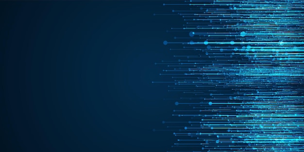 Fondo tecnológico Concepto de visualización de big data