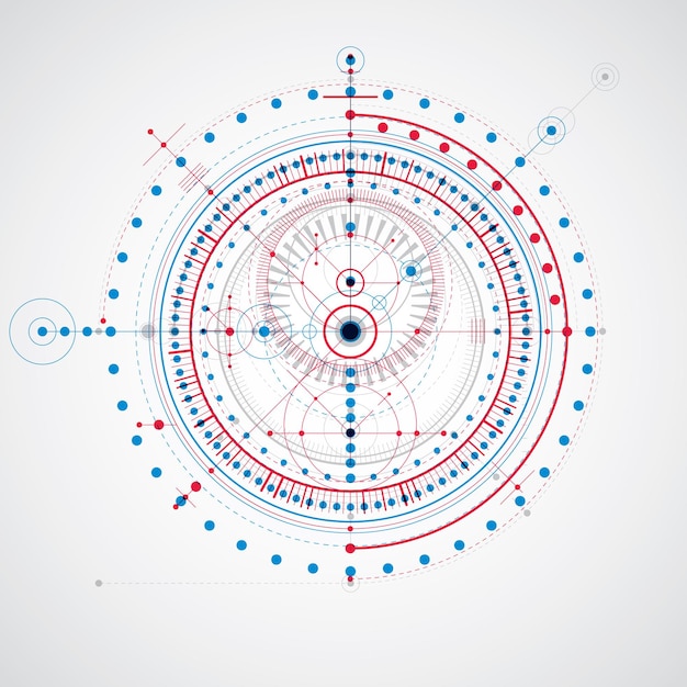 Vector fondo tecnológico de ingeniería vectorial, plan técnico futurista, mecanismo. el esquema mecánico, el diseño industrial abstracto se puede utilizar como fondo del sitio web.