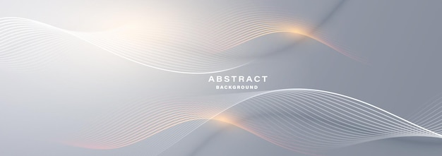 Fondo tecnológico con líneas de onda abstractas