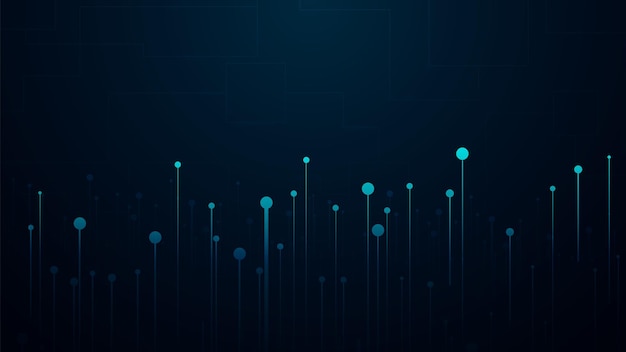 fondo tecnológico con sistema de conexión de datos digitales de alta tecnología y diseño electrónico de computadora