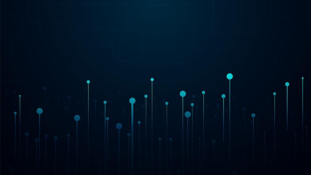 fondo tecnológico con sistema de conexión de datos digitales hitech y diseño electrónico informático