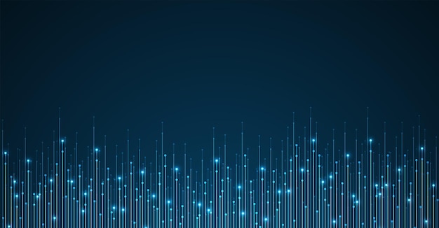 Fondo tecnológico Visualización de grandes datos Técnica de líneas de datos abstractas con puntos Tabla de circuitos Tabla base