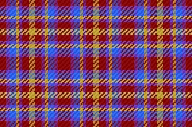 Fondo tela sin costuras Textura tartán cuadros Textil patrón comprobar vector