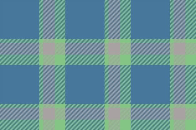 Fondo de tela escocesa comprobar patrón sin costuras en azul Textura de tela vectorial para impresión textil papel de regalo tarjeta de regalo o papel tapiz
