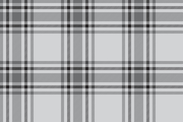 Fondo de tela escocesa de patrones sin fisuras en blanco y negro Textura de tela vectorial para impresión textil papel de regalo tarjeta de regalo o papel tapiz