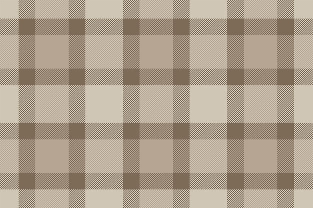 Fondo de tela escocesa de patrones sin fisuras en color beige Textura de tela vectorial para impresión textil papel de regalo tarjeta de regalo o papel tapiz