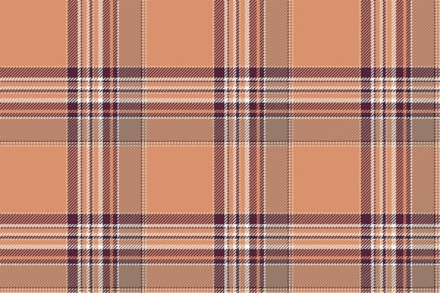 Fondo de tela escocesa de patrones sin fisuras en color beige Textura de tela vectorial para impresión textil papel de regalo tarjeta de regalo o papel tapiz