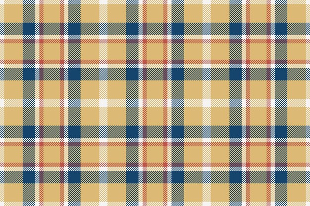 Fondo de tela escocesa de patrones sin fisuras en color beige Textura de tela vectorial para impresión textil papel de regalo tarjeta de regalo o papel tapiz