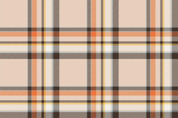 Fondo de tela escocesa de patrones sin fisuras en color beige Textura de tela vectorial para impresión textil papel de regalo tarjeta de regalo o papel tapiz