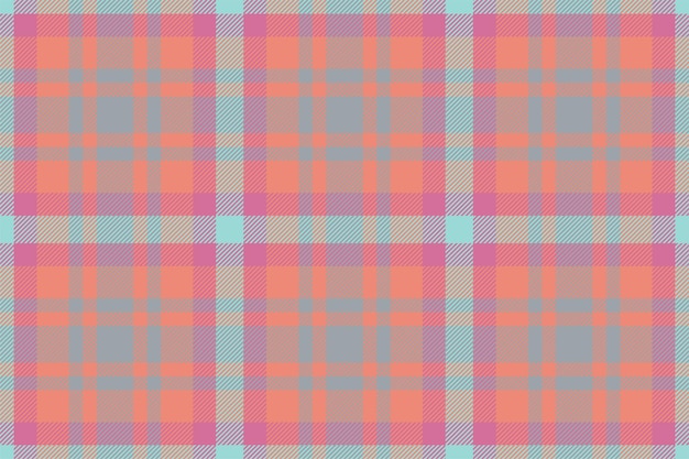 Fondo de tela escocesa de patrones sin fisuras en rosa Textura de tela vectorial para impresión textil papel de regalo tarjeta de regalo o papel tapiz