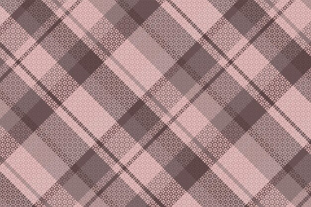 Fondo de tela escocesa de tartán sin costuras con color pastel Ilustración vectorial